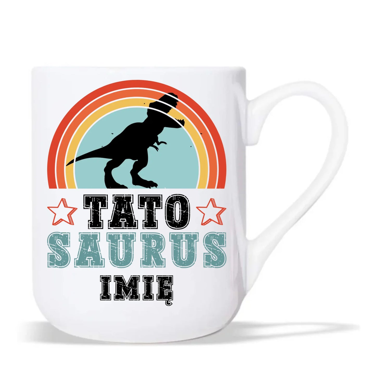 Kubek elegant dla taty - Tato Saurus - personalizowany DT03 - StoryCups.pl