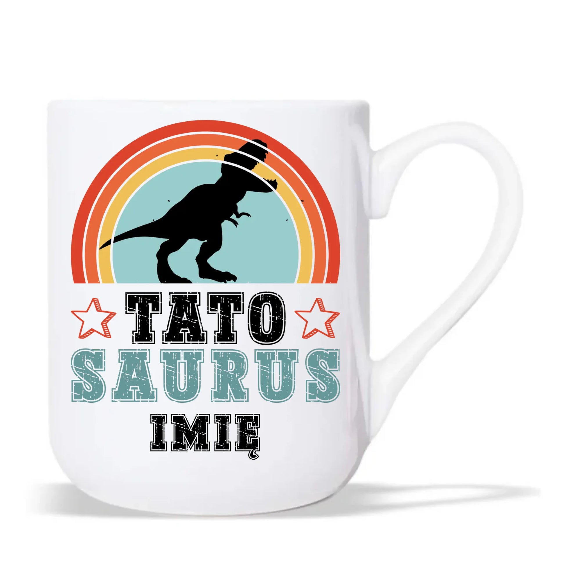 Kubek elegant dla taty - Tato Saurus - personalizowany DT03 - StoryCups.pl
