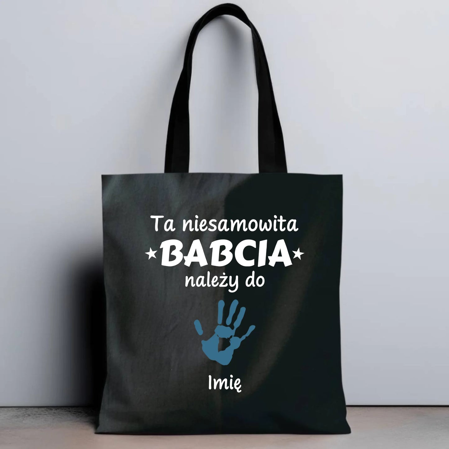 Torba dla babci - Babcia należy do wnuków 1–6 imion – personalizowana B33