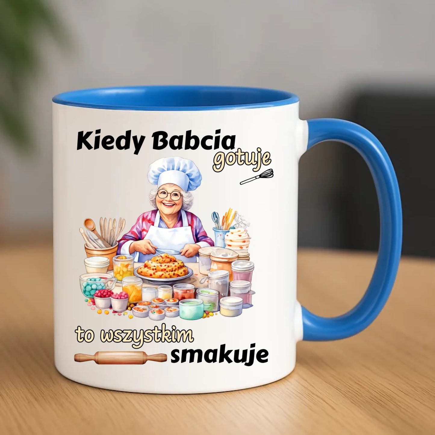 Kubek dla babci – Kiedy babcia gotuje to wszystkim smakuje B34