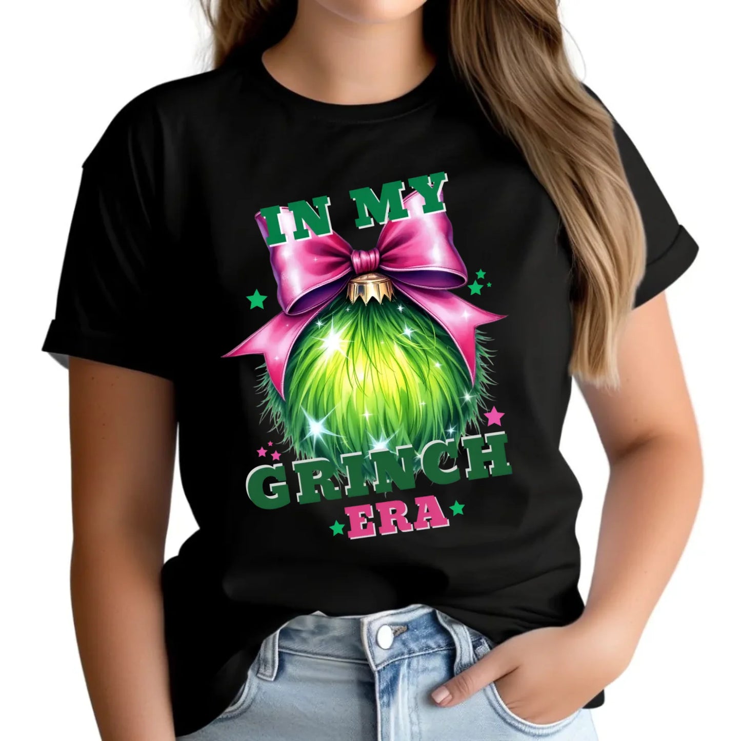 Koszulka damska świąteczna - In my Grinch era BN26 - StoryCups.pl