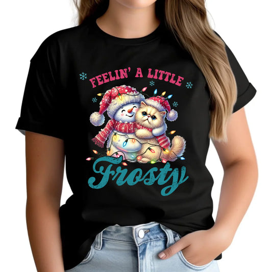Koszulka damska świąteczna - Feelin' a little frosty BN52 - StoryCups.pl