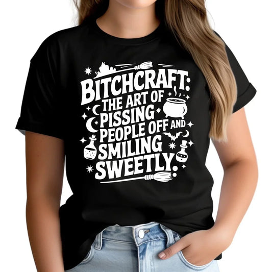 Koszulka damska na Halloween - Bitchcraft HL25 - StoryCups.pl