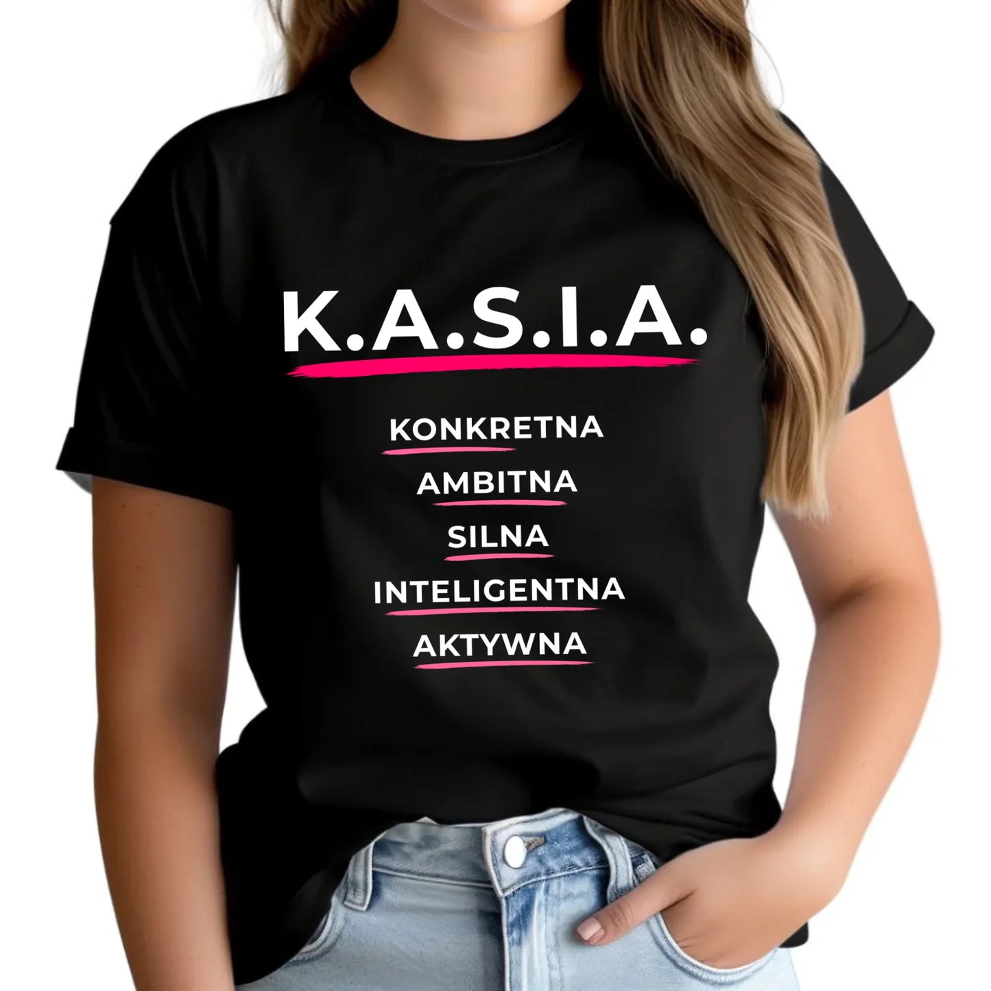 Koszulka damska - prezent dla Kasi - Katarzyna - K.A.S.I.A. DZ17 - StoryCups.pl