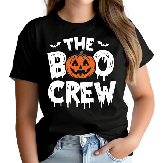 Koszulka damska na Halloween - The Boo Crew HL12 - StoryCups.pl