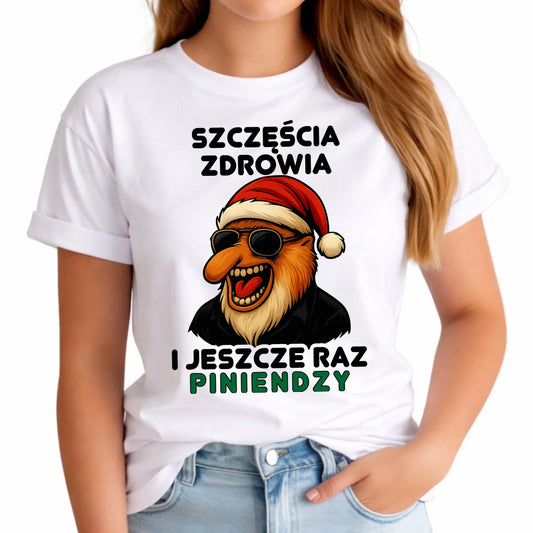 Koszulka damska świąteczna - Janusz Nosacz - I jeszcze raz piniendzy BN111 - StoryCups.pl