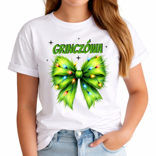 Koszulka damska świąteczna - Grinczówa BN114 - StoryCups.pl