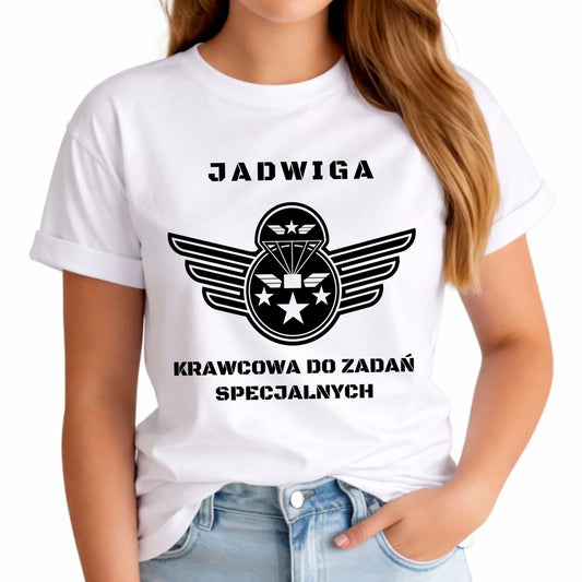 Koszulka damska szyciowa dla krawcowej - Krawcowa do zadań specjalnych HS38 - StoryCups.pl