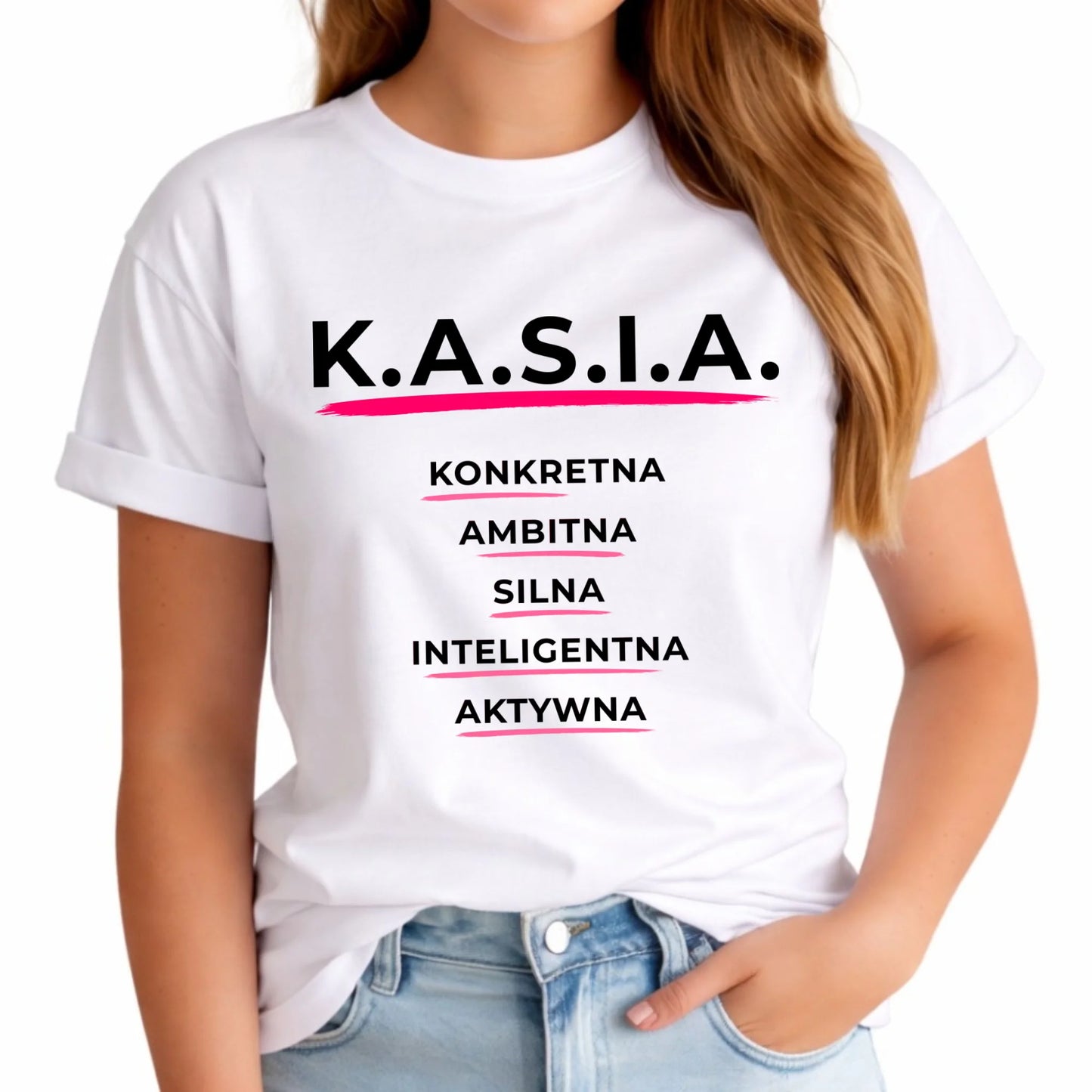 Koszulka damska - prezent dla Kasi - Katarzyna - K.A.S.I.A. DZ17 - StoryCups.pl