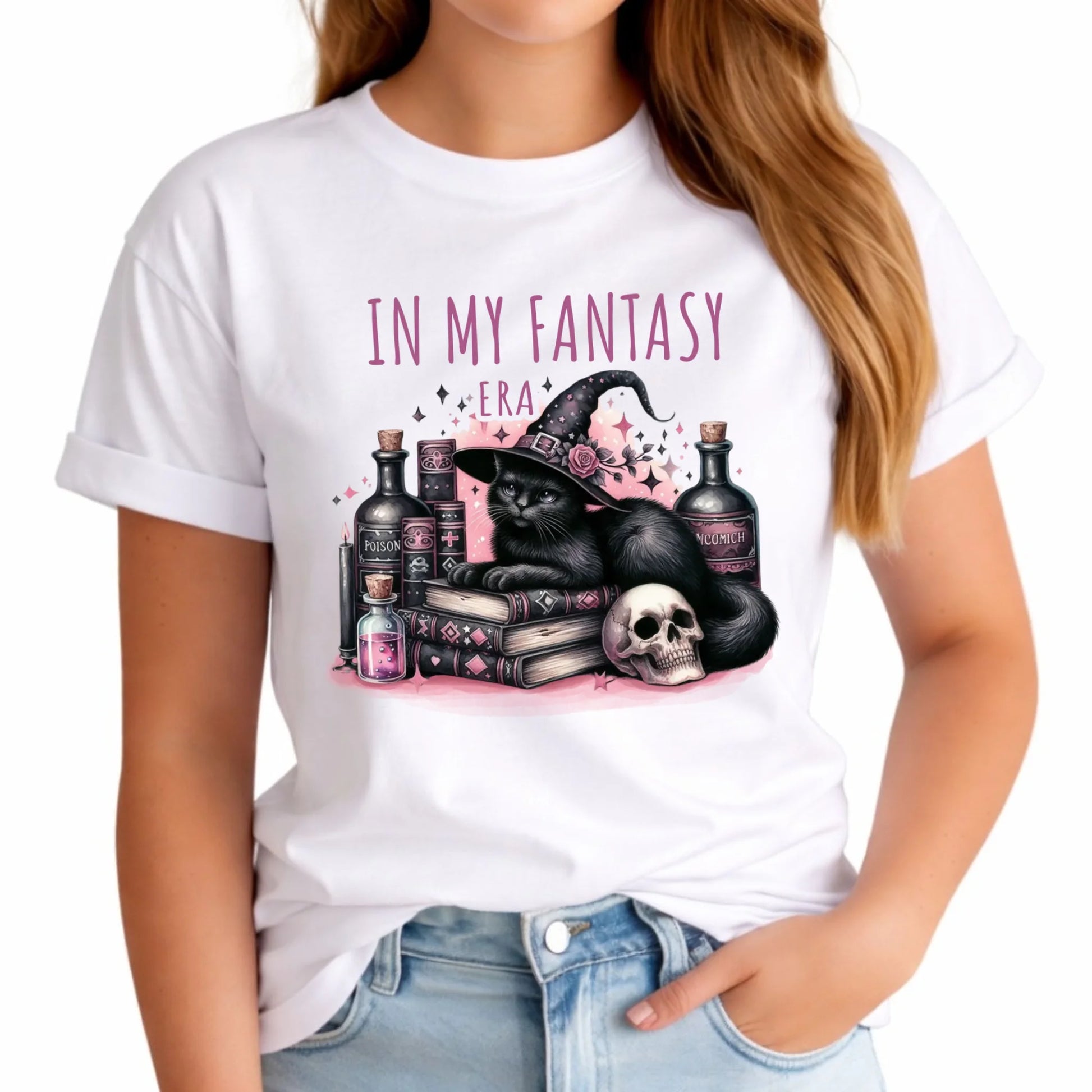 Koszulka damska na Halloween - In my fantasy era HL04 - StoryCups.pl