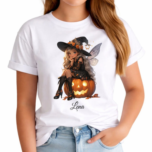 Koszulka na Halloween - Wróżka - wybierz postać - personalizowana HL02 - StoryCups.pl