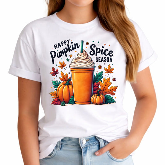 Koszulka damska jesieniara - Pumpkin Spice - kawa dyniowa JS02 - StoryCups.pl