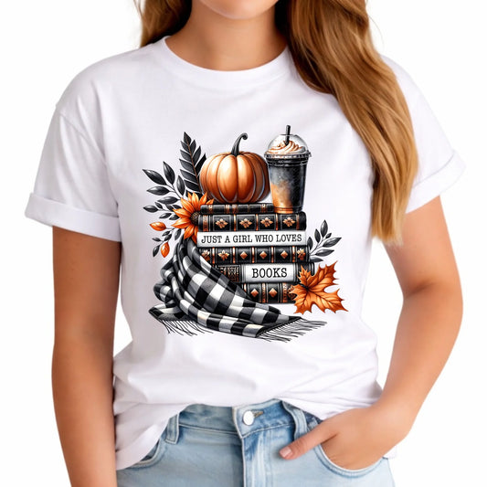 Koszulka damska jesieniara - Książkara - prezent dla miłośniczki czytania książek JS13 - StoryCups.pl