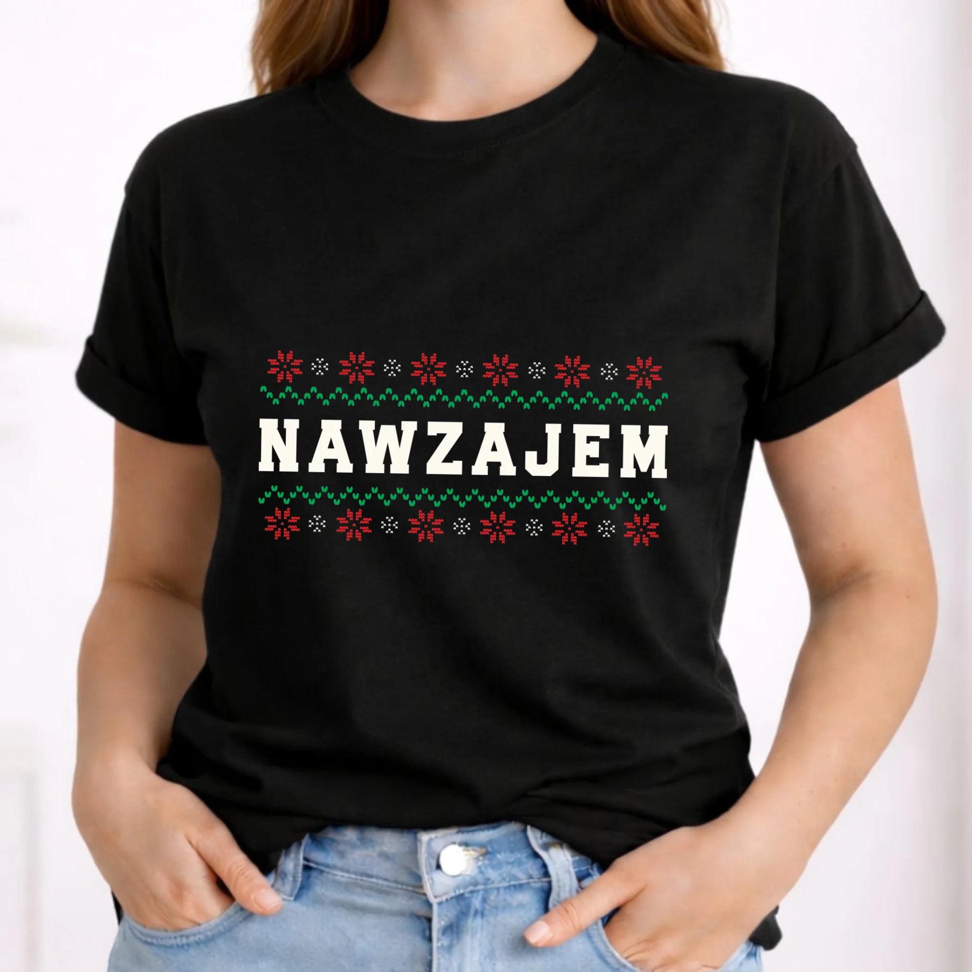 Koszulka damska świąteczna - Nawzajem BN150 - StoryCups.pl