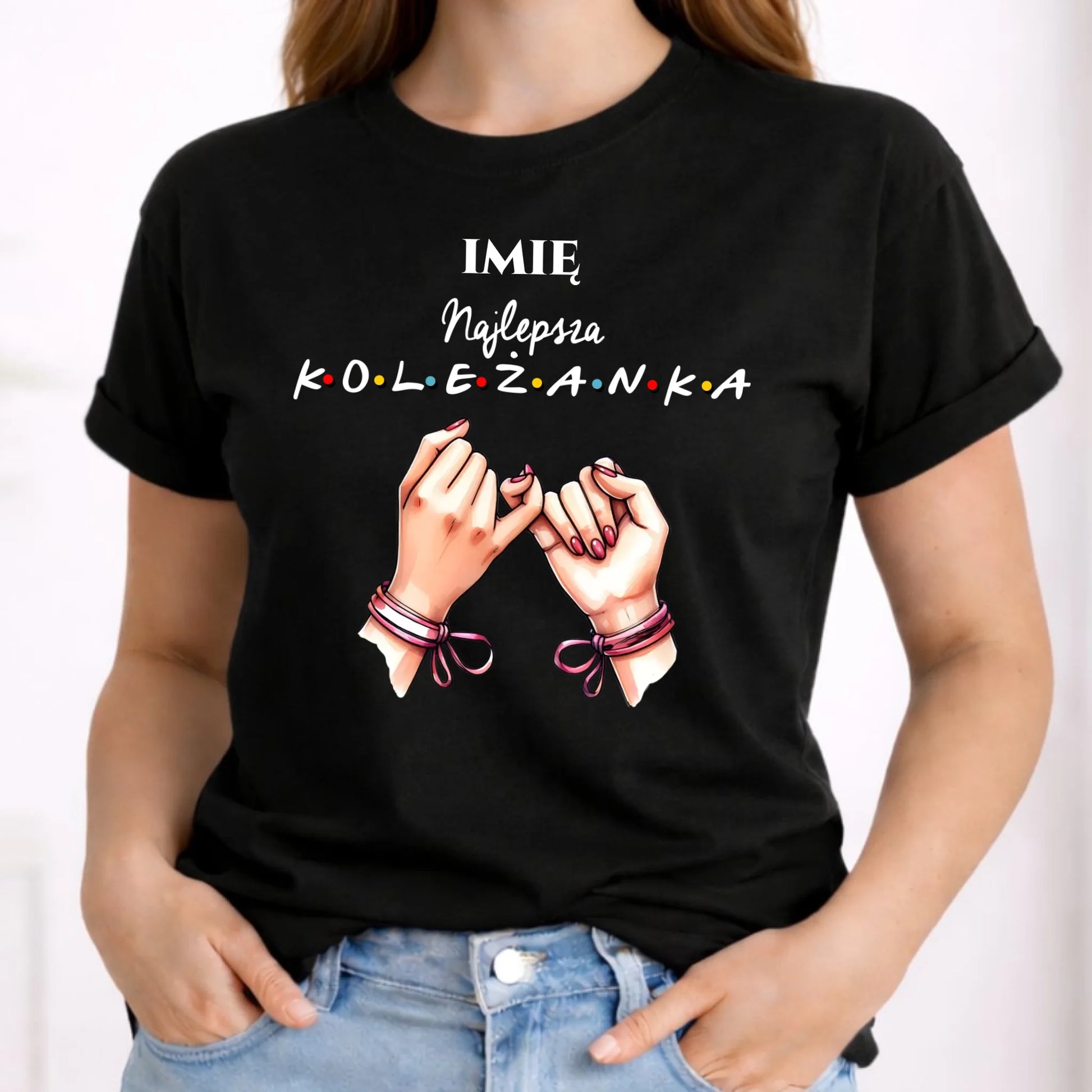 Koszulka damska - Najlepsza koleżanka - personalizowana DZ02 - StoryCups.pl