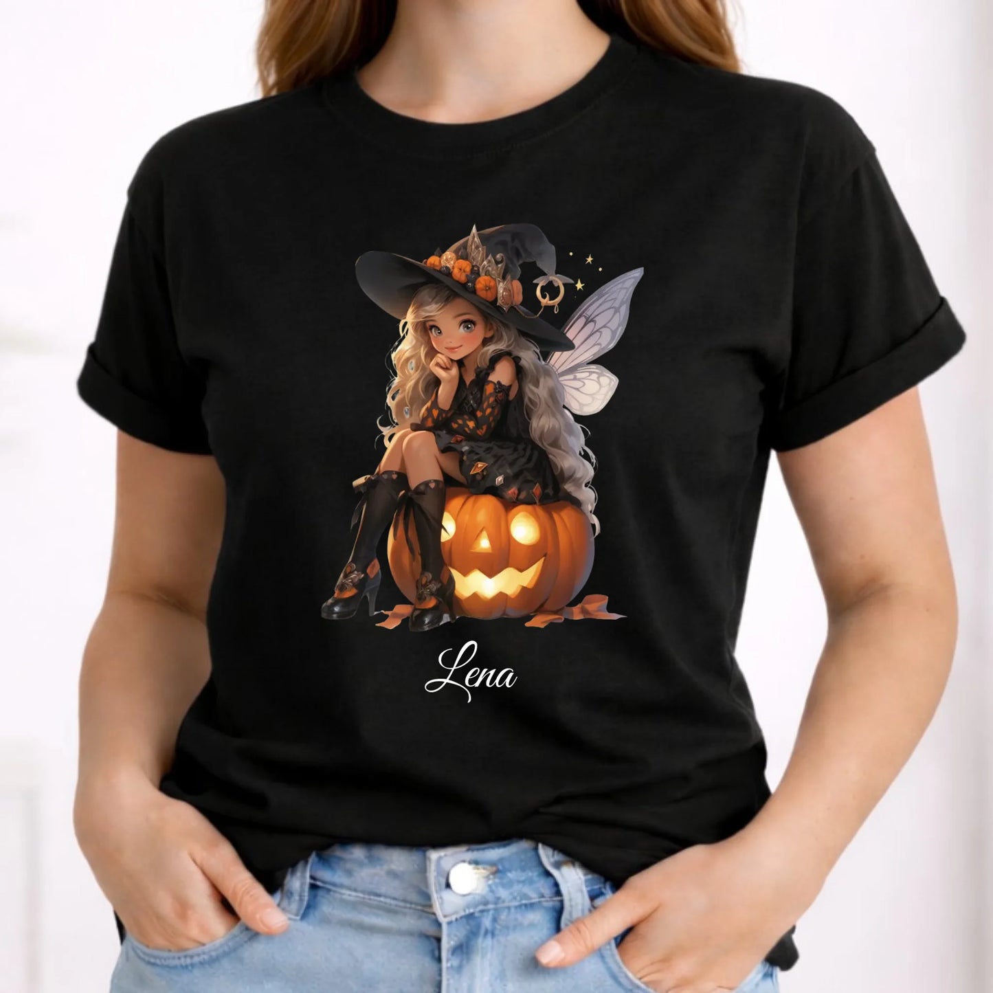 Koszulka na Halloween - Wróżka - wybierz postać - personalizowana HL02 - StoryCups.pl