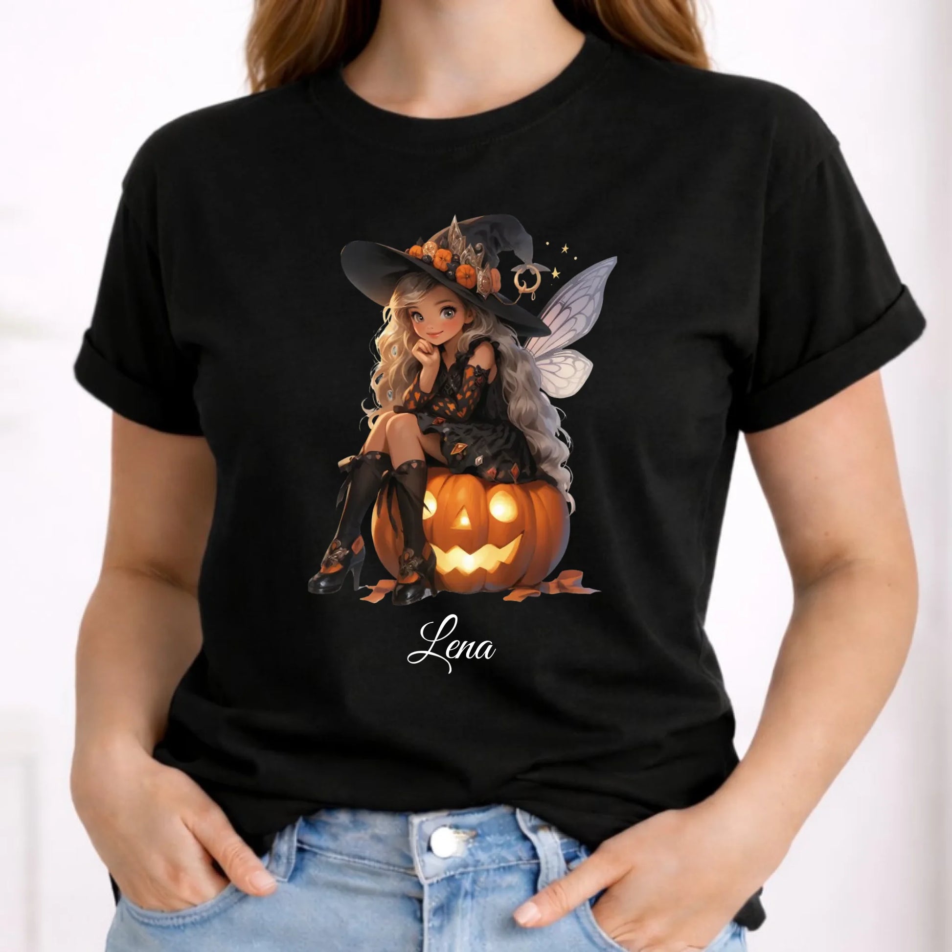 Koszulka na Halloween - Wróżka - wybierz postać - personalizowana HL02 - StoryCups.pl