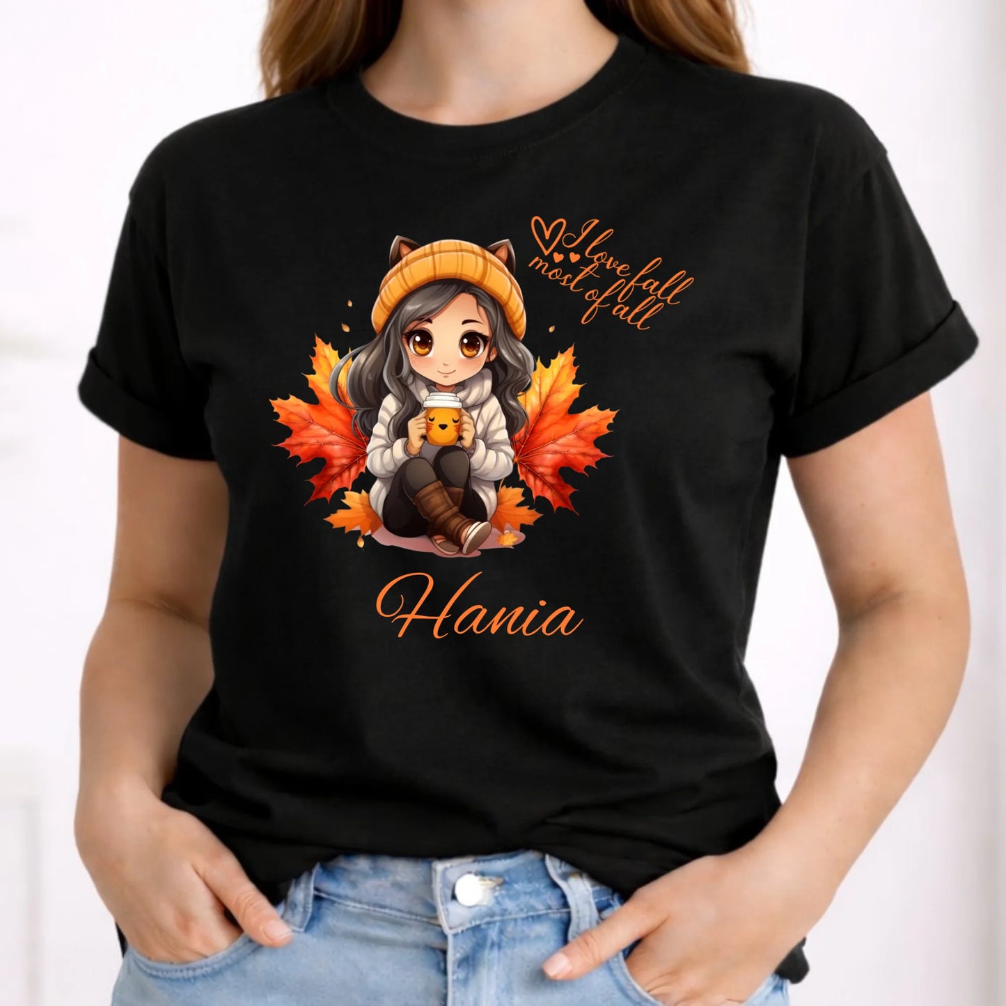 Koszulka damska jesieniara - Anime - personalizowana JS06 - StoryCups.pl