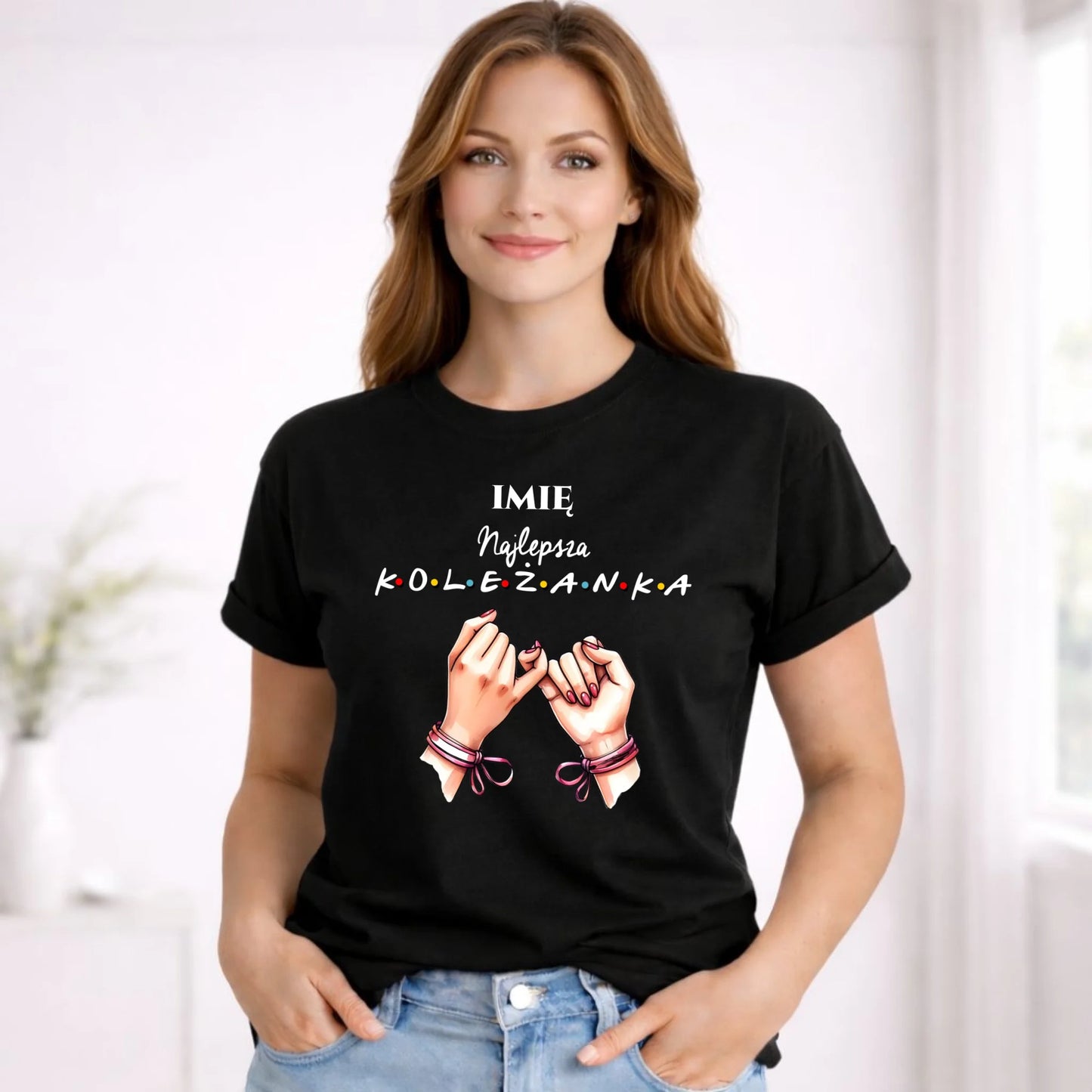 Koszulka damska - Najlepsza koleżanka - personalizowana DZ02 - StoryCups.pl