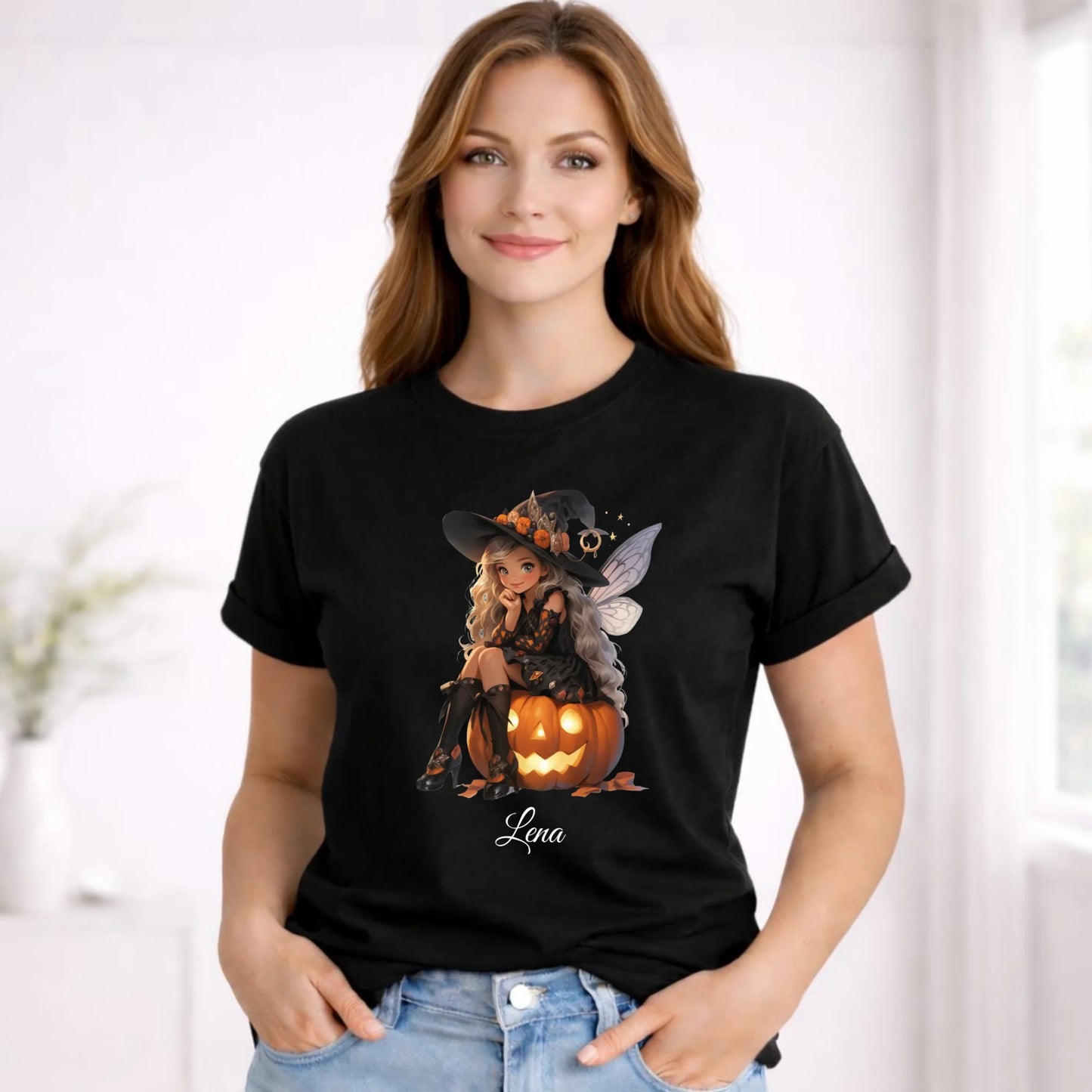 Koszulka na Halloween - Wróżka - wybierz postać - personalizowana HL02 - StoryCups.pl