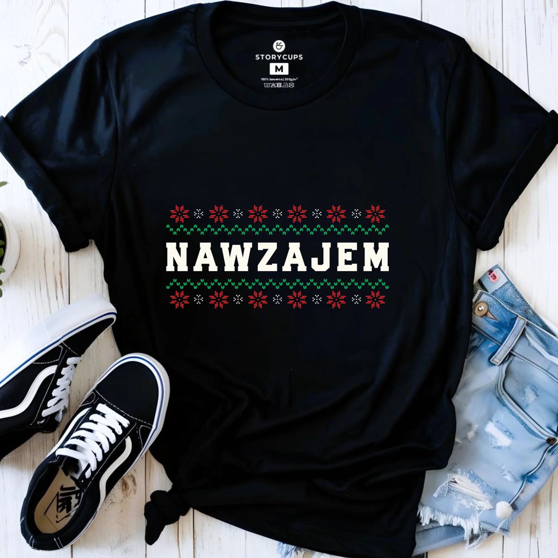 Koszulka damska świąteczna - Nawzajem BN150 - StoryCups.pl