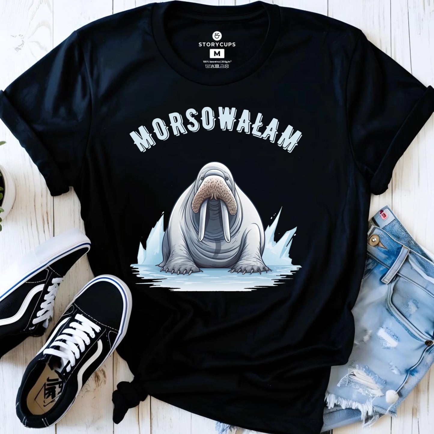 Koszulka damska - prezent dla morsa - Morsowałam - Mors HM18 - StoryCups.pl