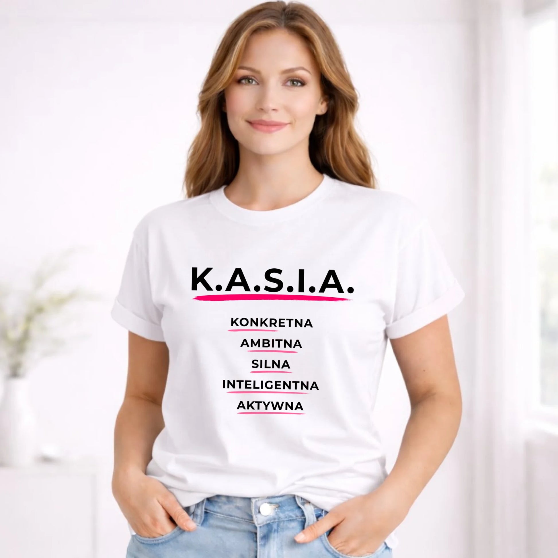 Koszulka damska - prezent dla Kasi - Katarzyna - K.A.S.I.A. DZ17 - StoryCups.pl
