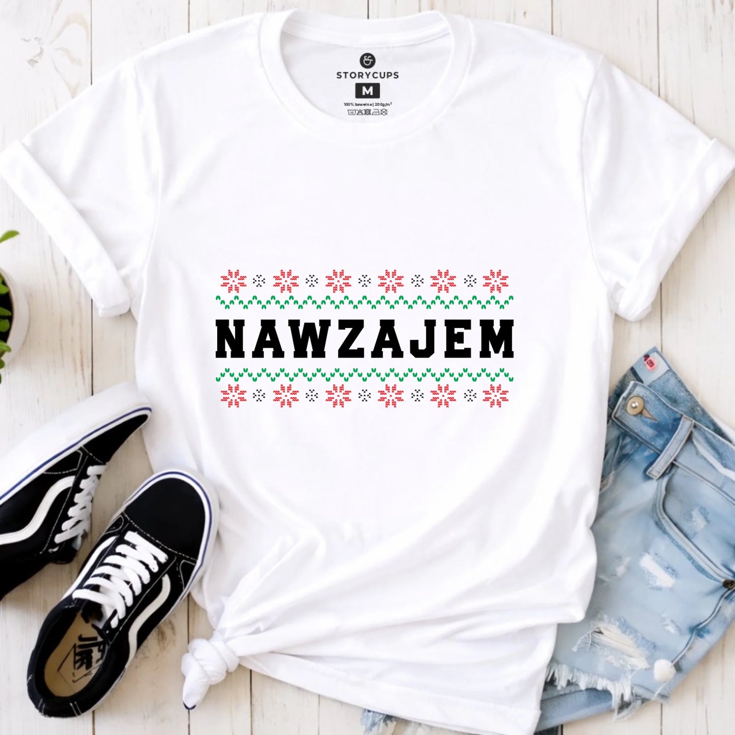 Koszulka damska świąteczna - Nawzajem BN150 - StoryCups.pl