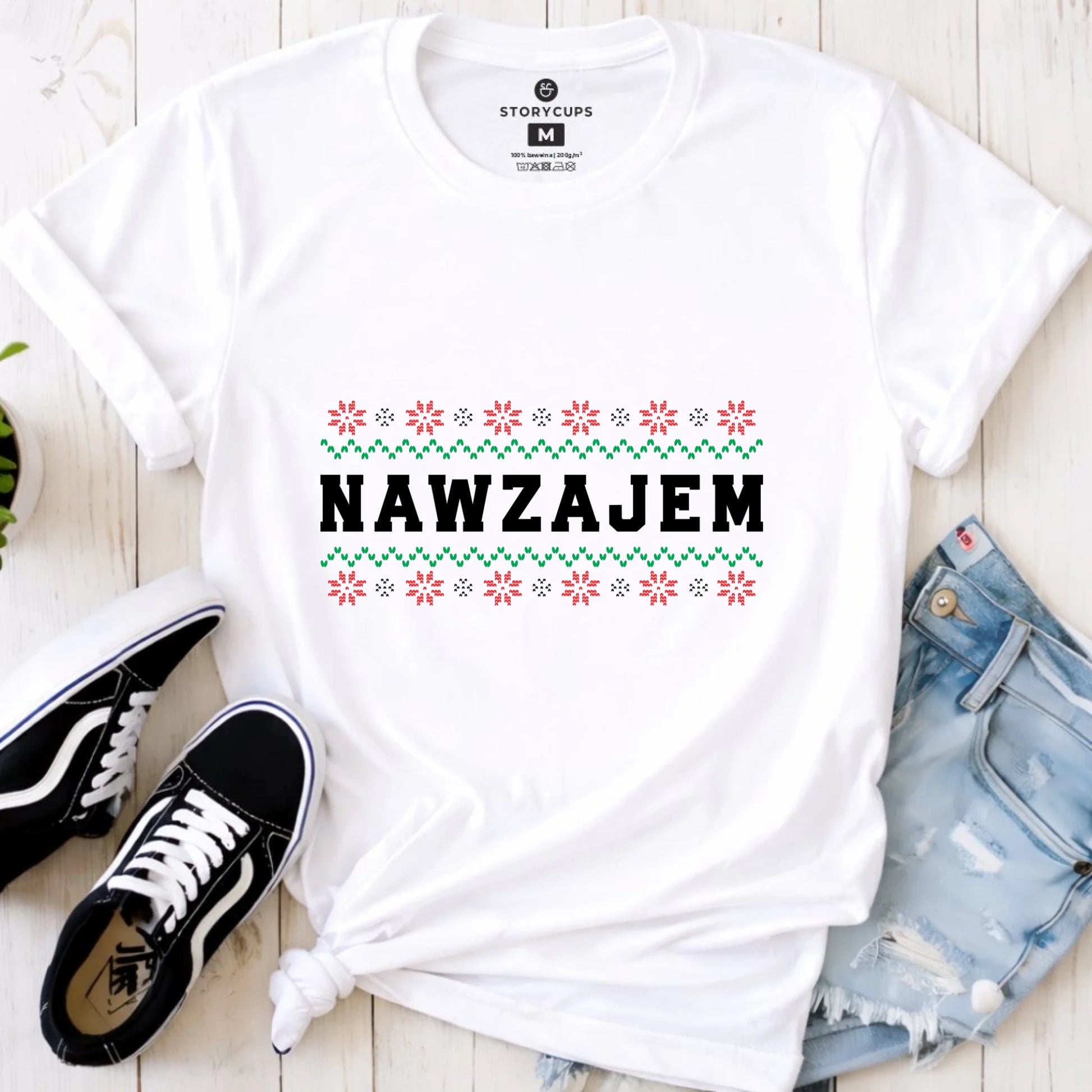 Koszulka damska świąteczna - Nawzajem BN150 - StoryCups.pl