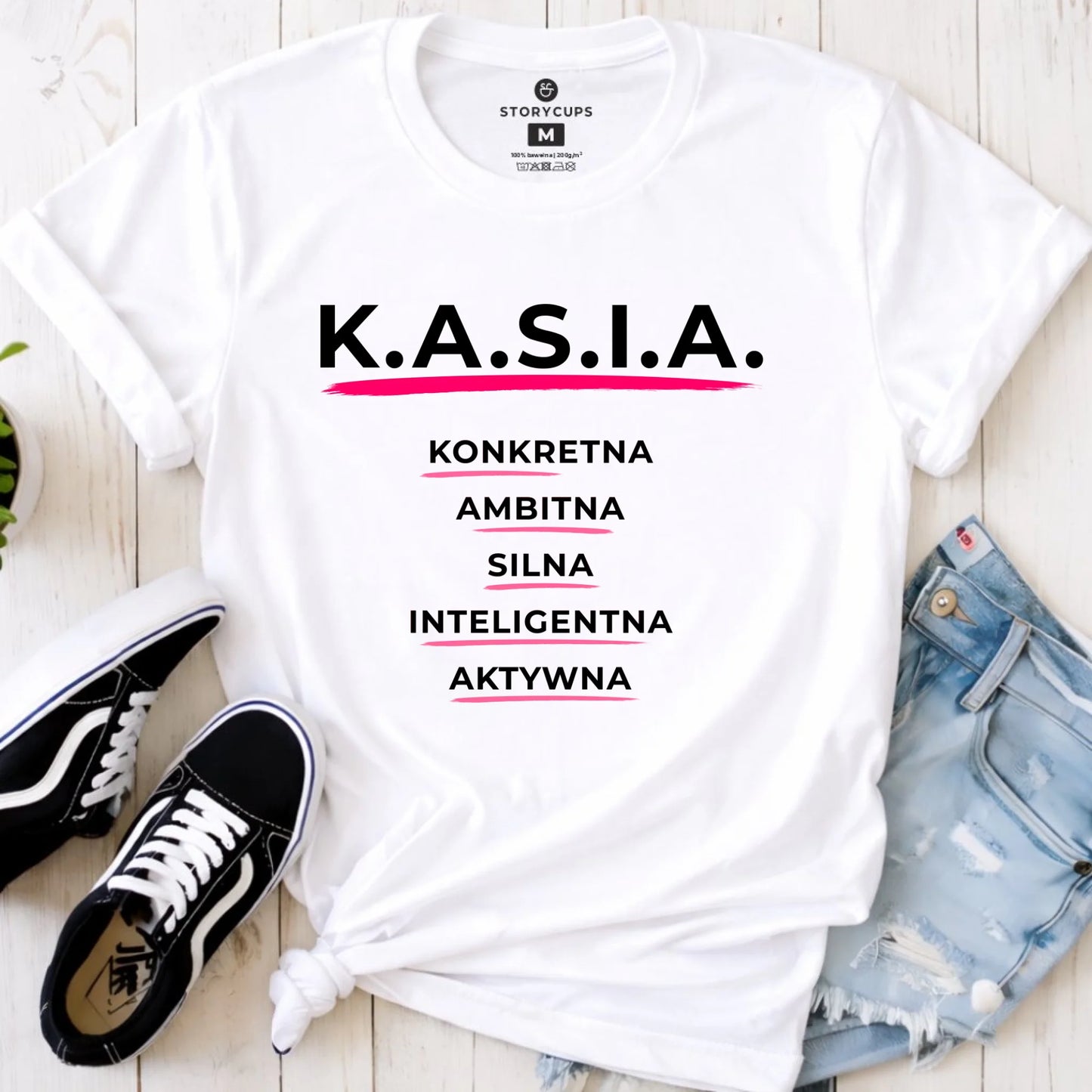 Koszulka damska - prezent dla Kasi - Katarzyna - K.A.S.I.A. DZ17 - StoryCups.pl