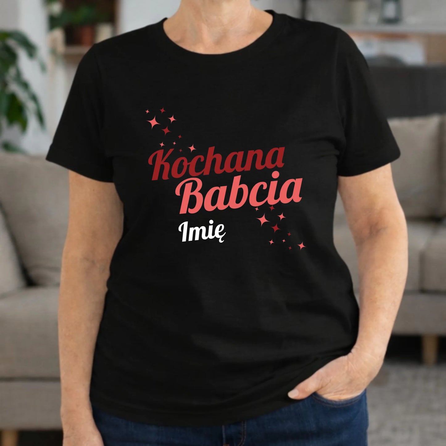 Koszulka dla babci - Kochana Babcia - personalizowana B05 - StoryCups.pl