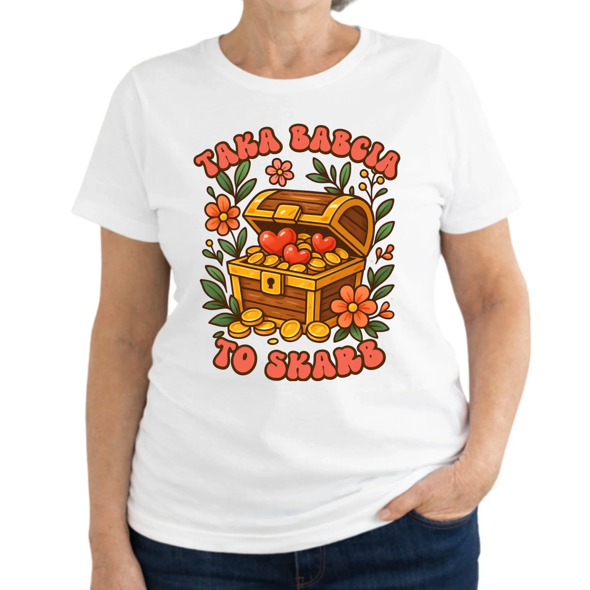 Koszulka dla babci - Taka Babcia to skarb B19 - StoryCups.pl