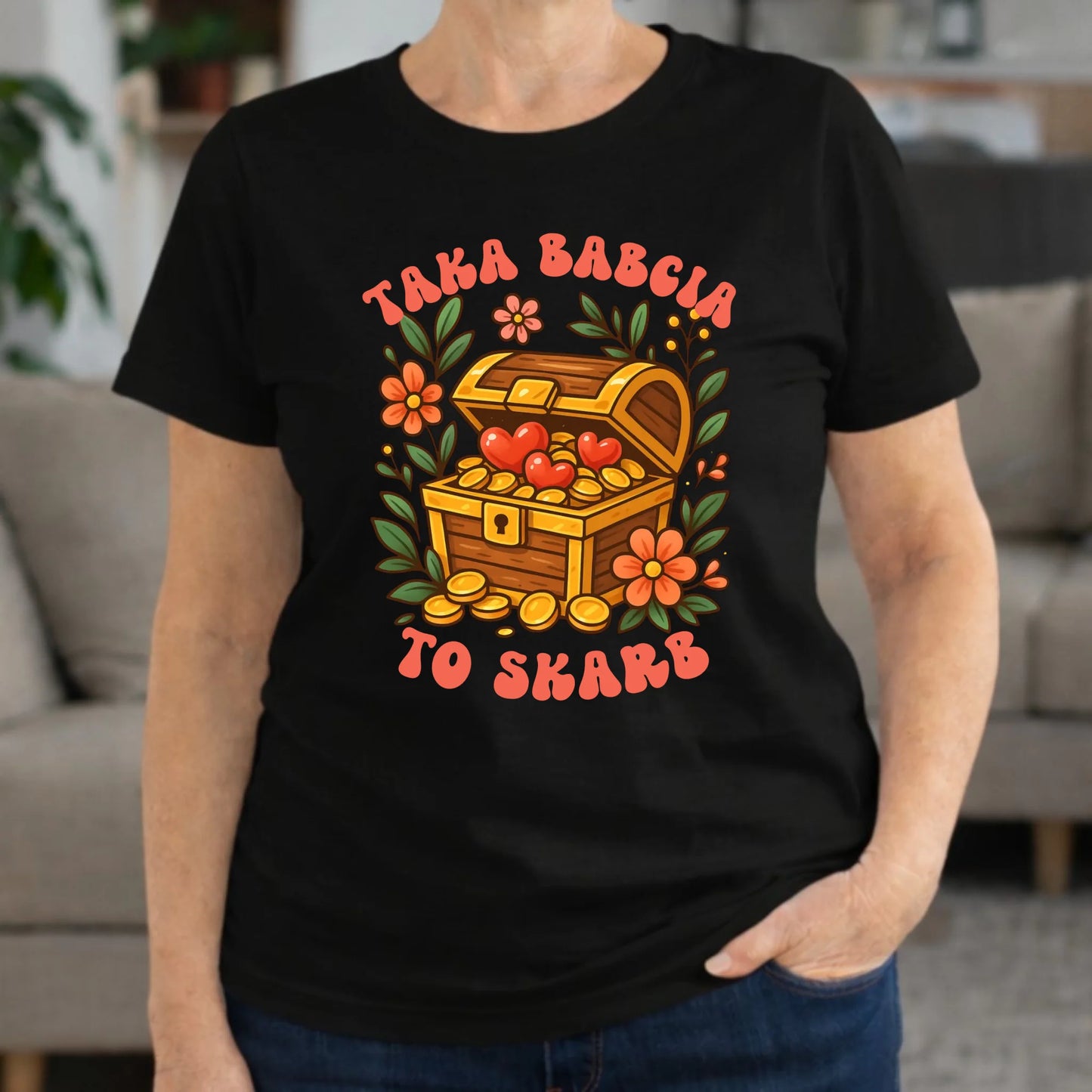 Koszulka dla babci - Taka Babcia to skarb B19 - StoryCups.pl