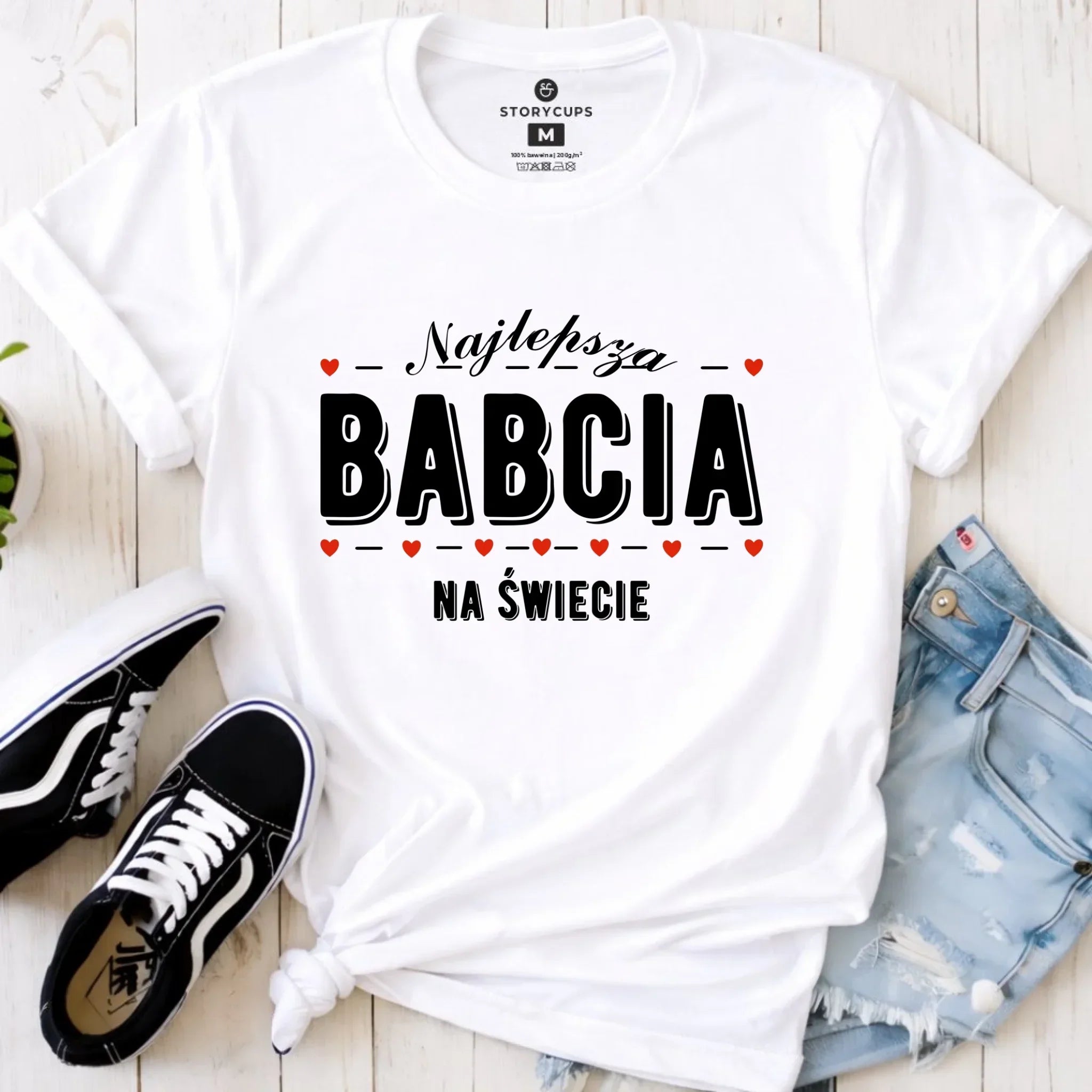 Koszulka dla babci - Najlepsza babcia na świecie B23 - StoryCups.pl