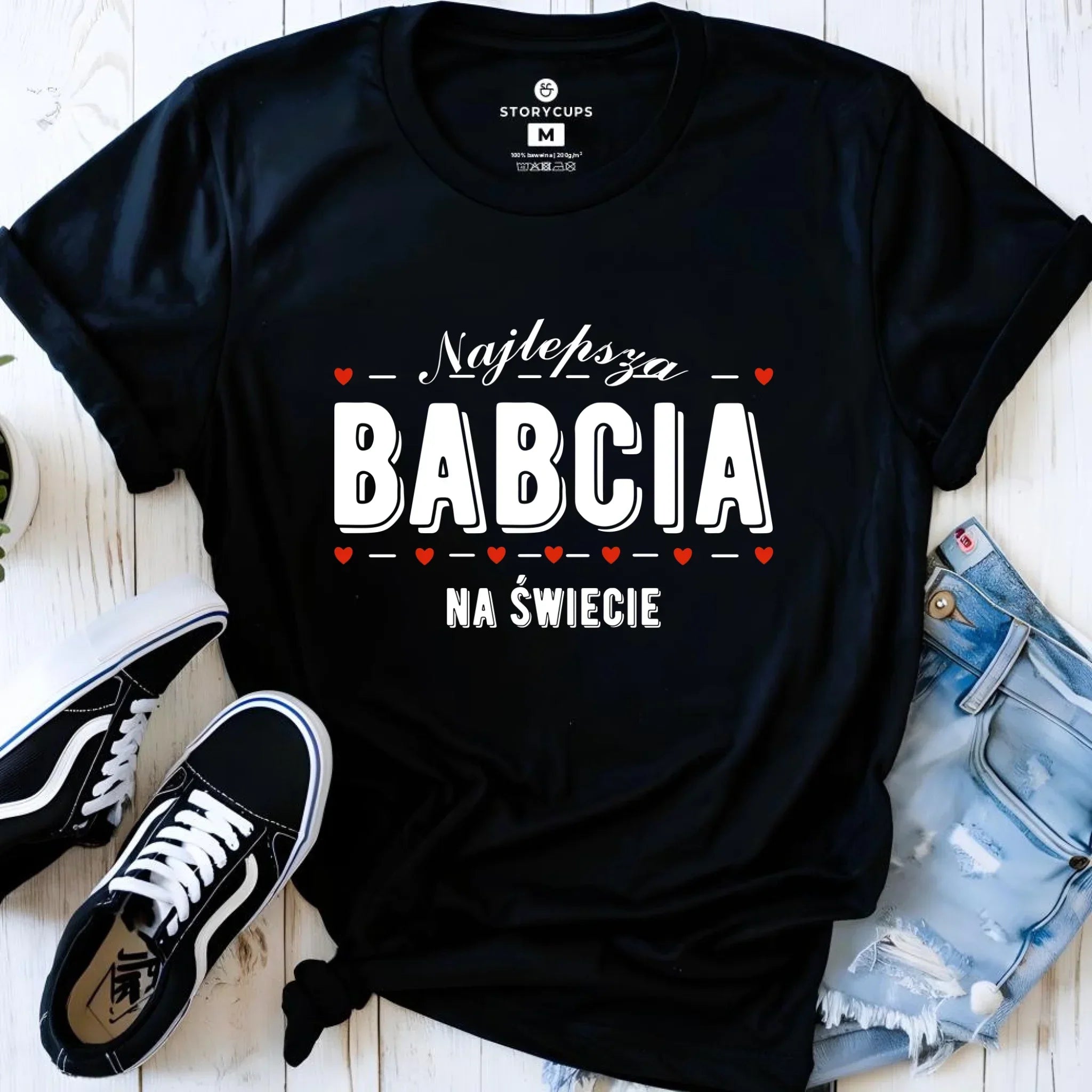 Koszulka dla babci - Najlepsza babcia na świecie B23 - StoryCups.pl