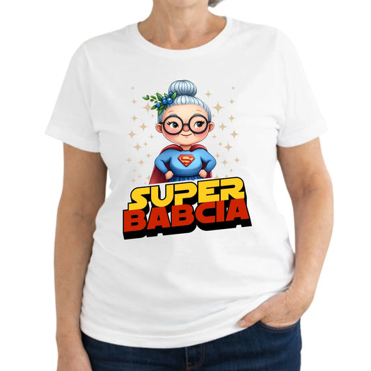 Koszulka dla babci - Super Babcia B29 - StoryCups.pl