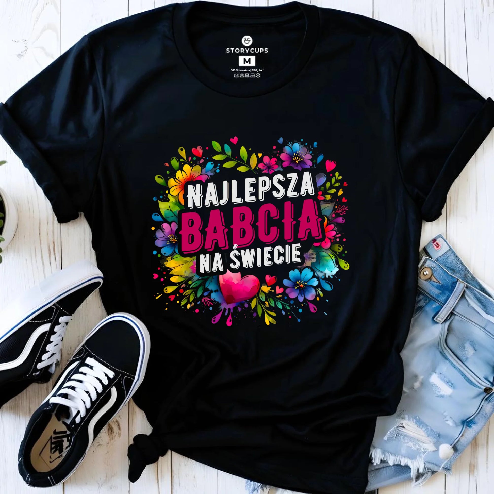 Koszulka dla babci - Najlepsza Babcia na świecie B07 - StoryCups.pl