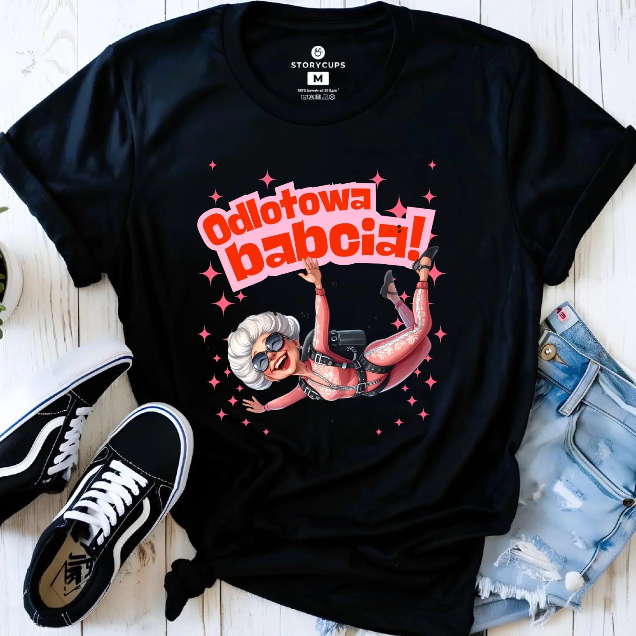 Koszulka dla babci - Odlotowa babcia B28 - StoryCups.pl