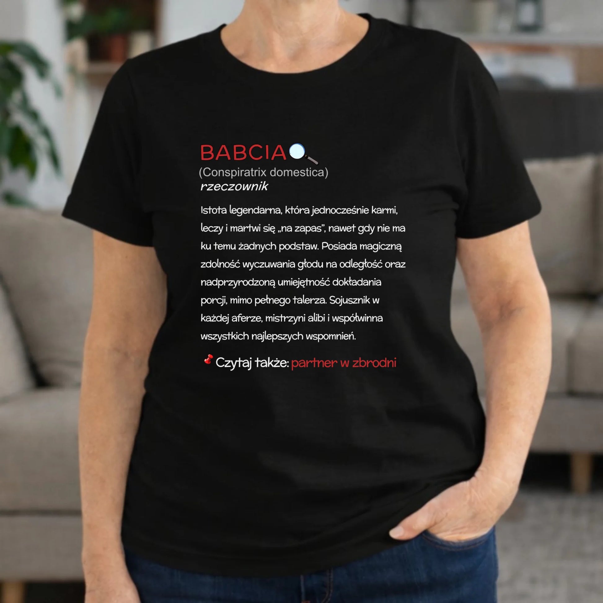 Koszulka dla babci - Babcia śmieszna definicja B35 - StoryCups.pl