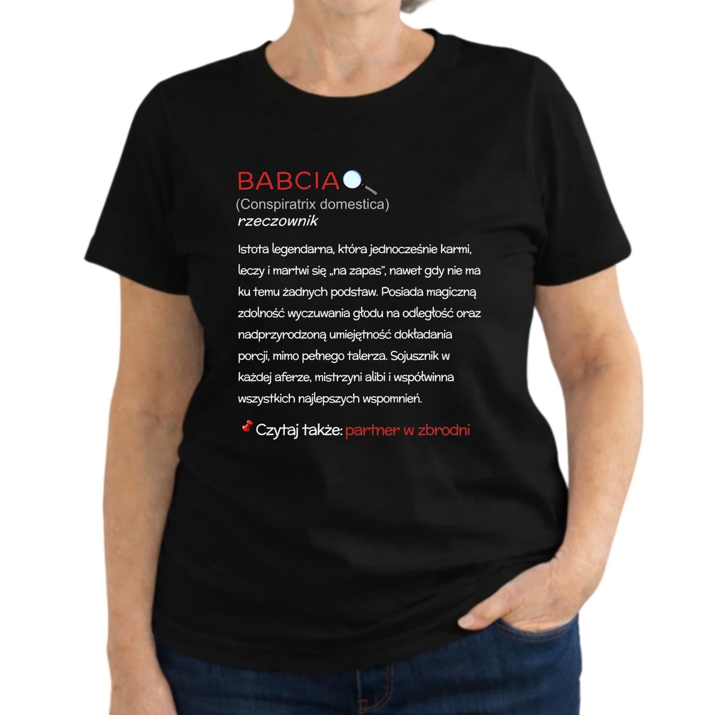 Koszulka dla babci - Babcia śmieszna definicja B35 - StoryCups.pl