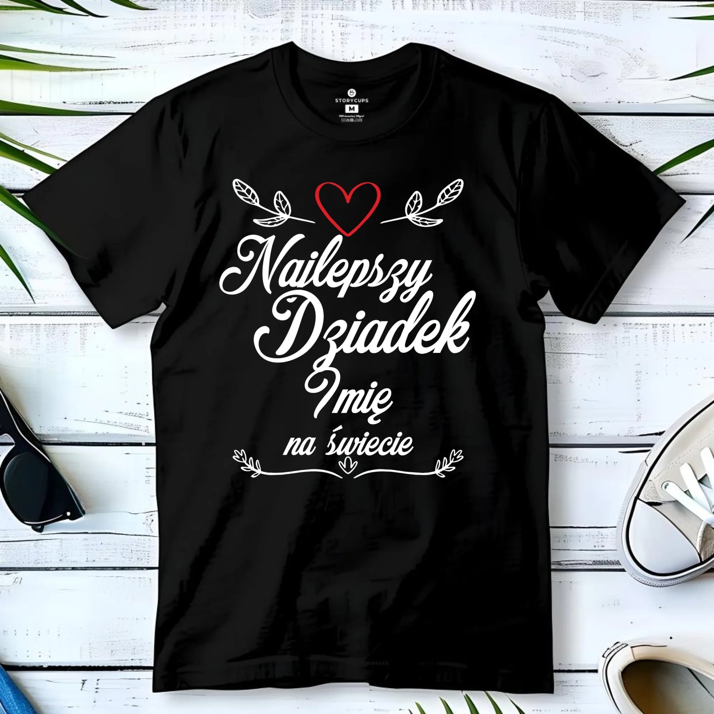 Koszulka dla dziadka - Najlepszy dziadek na Świecie - personalizowana D12 - StoryCups.pl