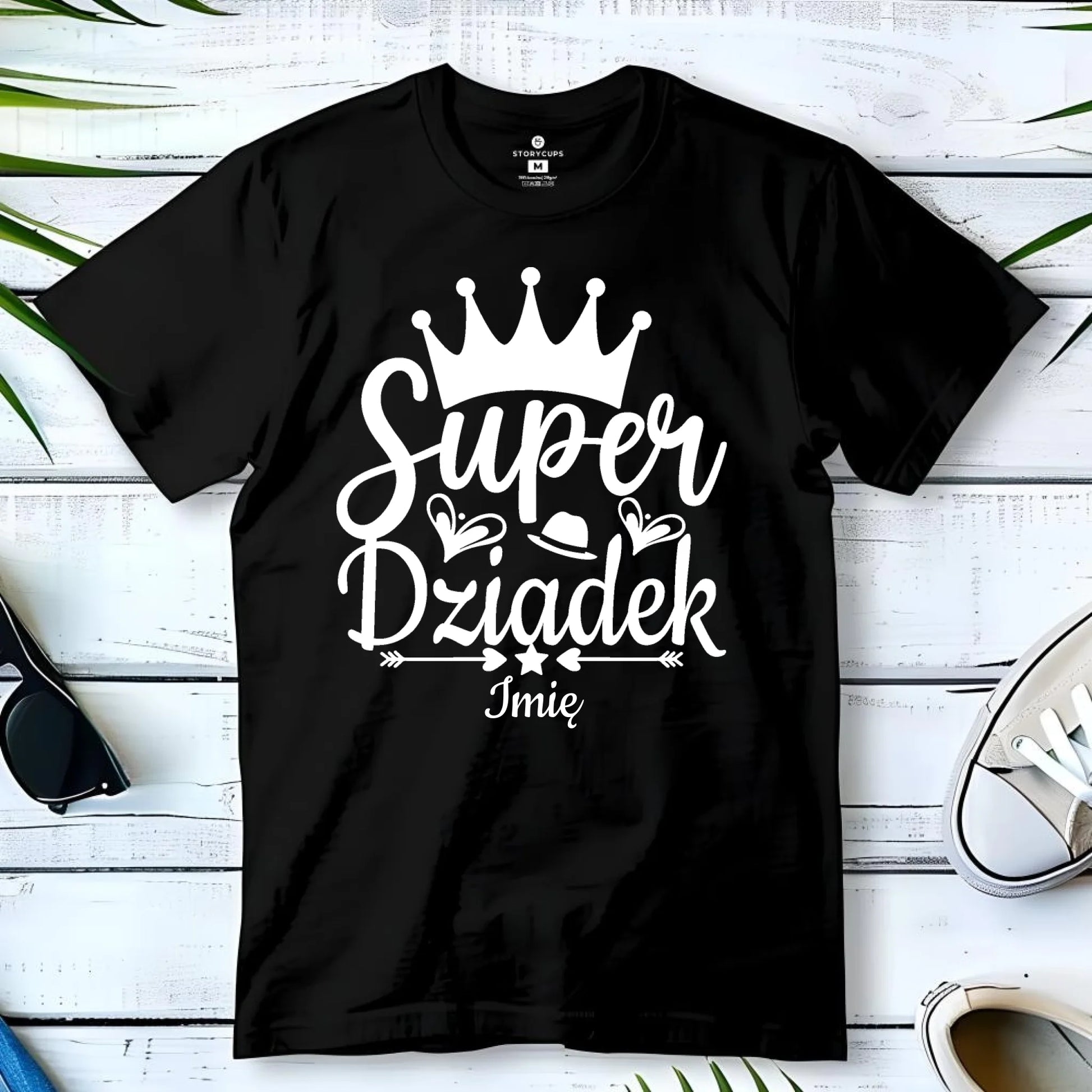 Koszulka dla dziadka - Super Dziadek - personalizowana D03 - StoryCups.pl