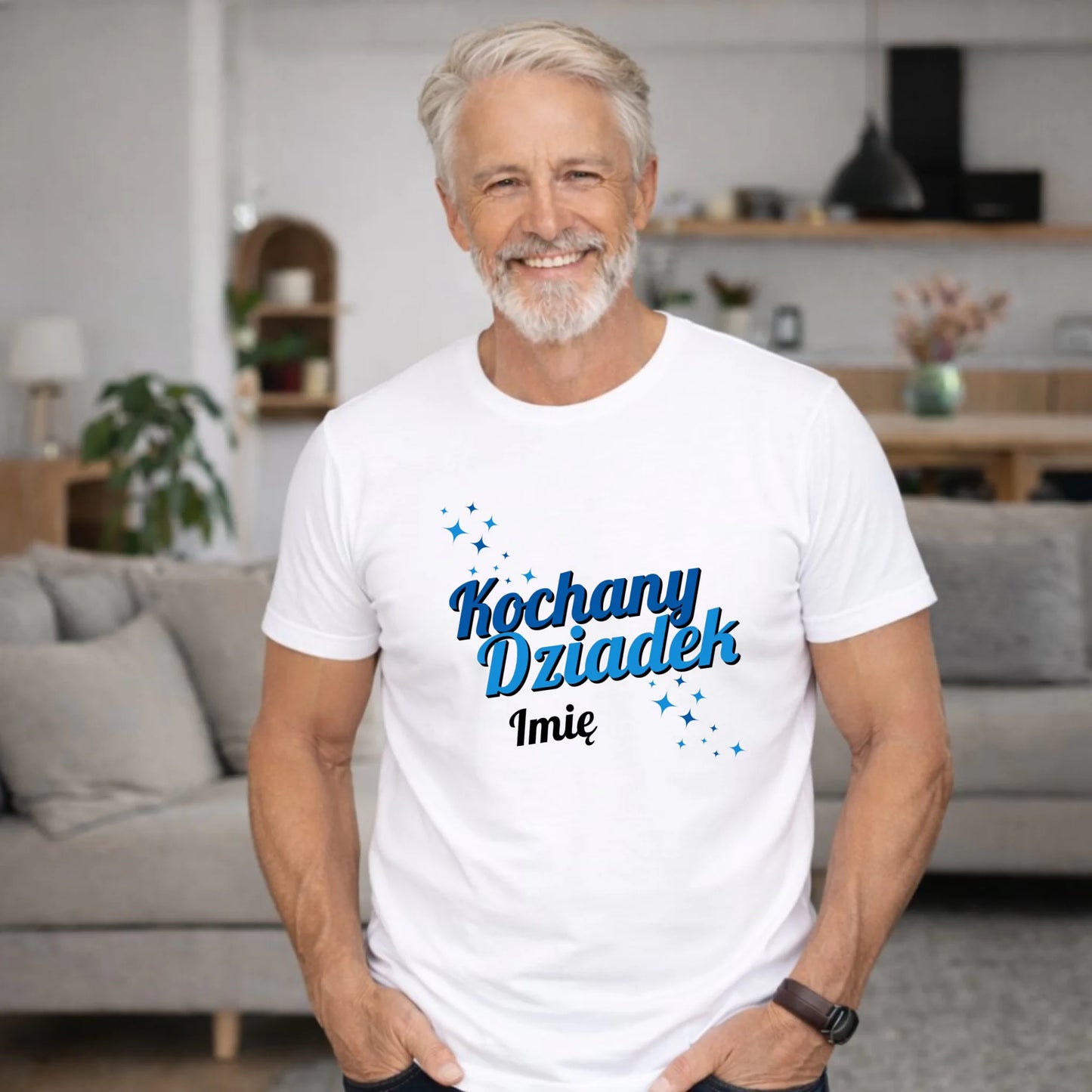 Koszulka dla dziadka - Kochany Dziadek - personalizowana D05 - StoryCups.pl