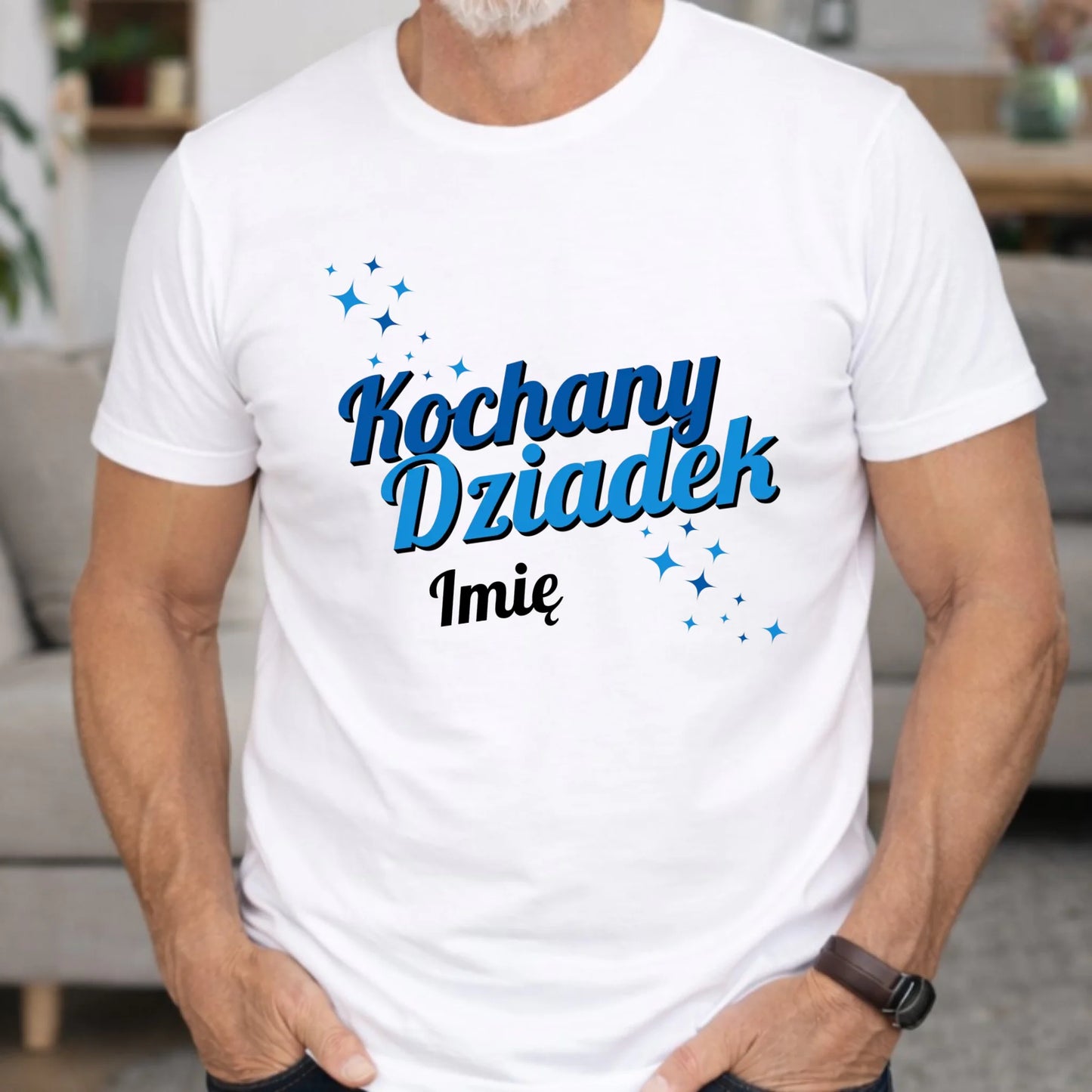 Koszulka dla dziadka - Kochany Dziadek - personalizowana D05 - StoryCups.pl