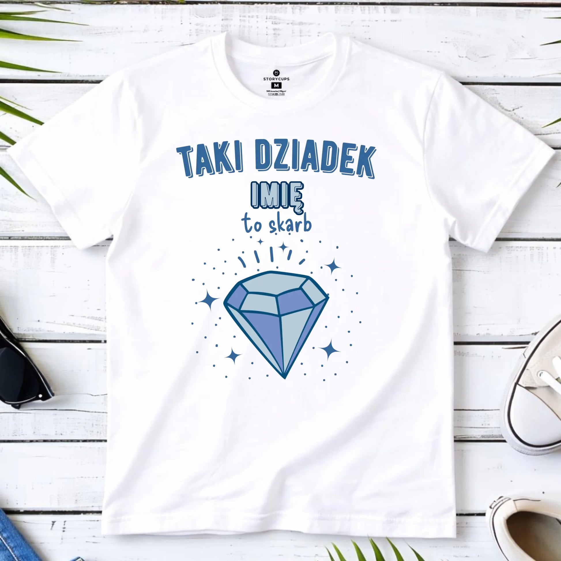 Koszulka dla dziadka - Taki Dziadek to skarb - personalizowana D06 - StoryCups.pl