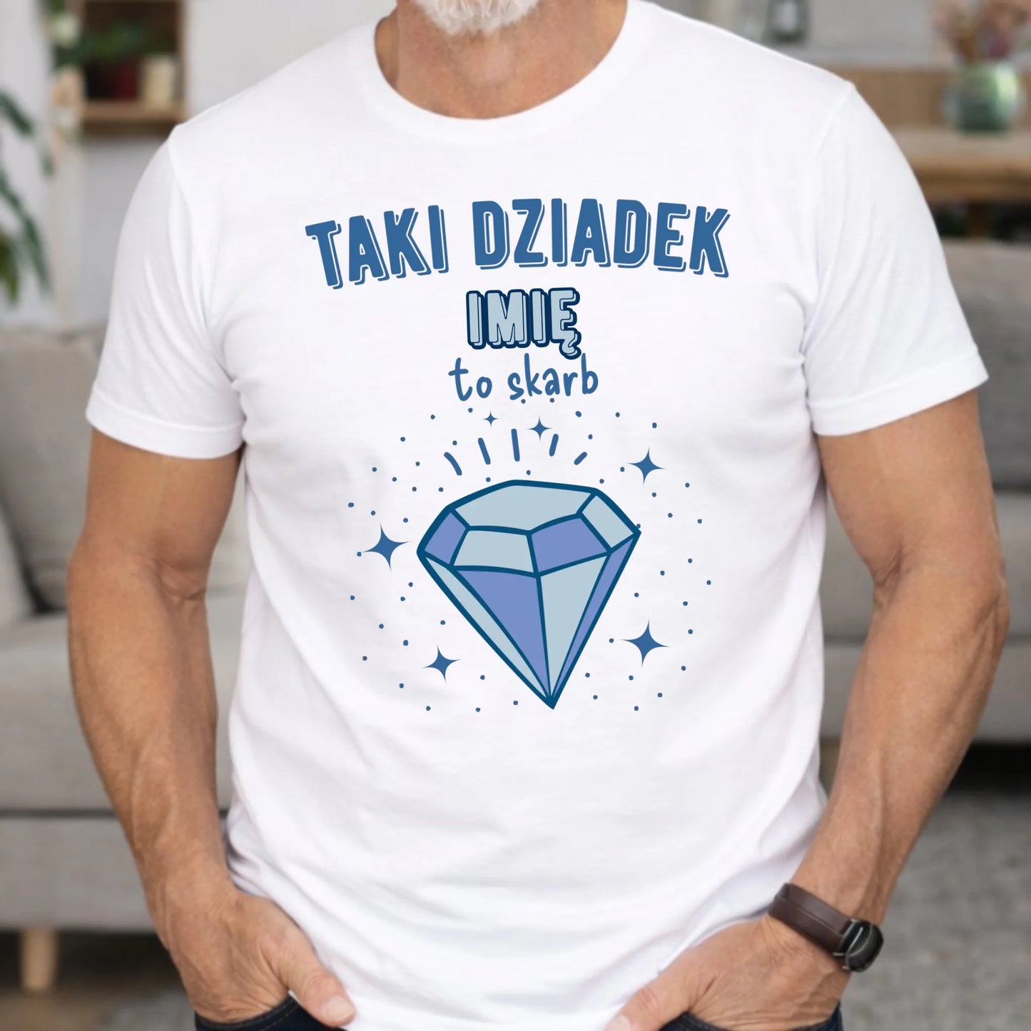 Koszulka dla dziadka - Taki Dziadek to skarb - personalizowana D06 - StoryCups.pl