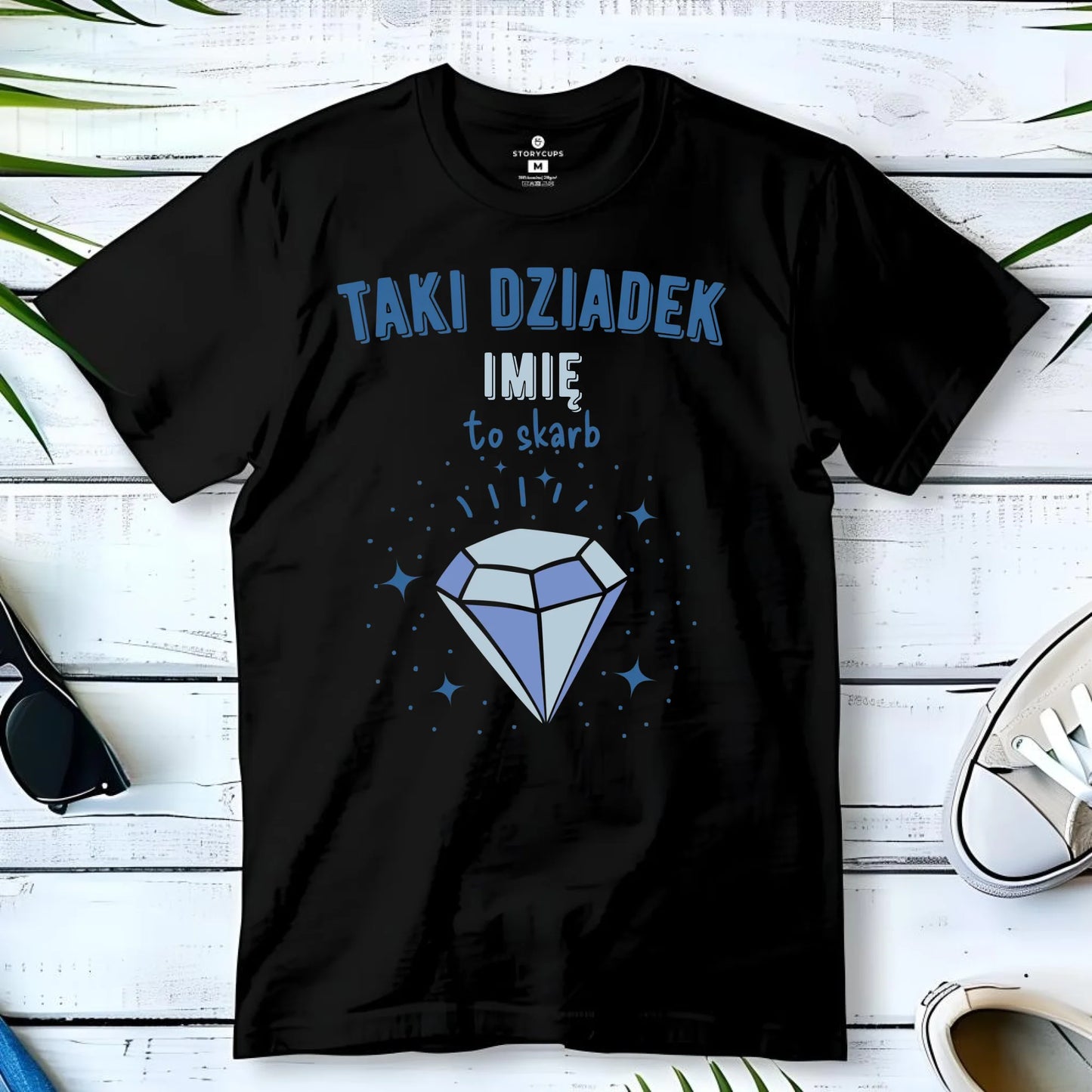 Koszulka dla dziadka - Taki Dziadek to skarb - personalizowana D06 - StoryCups.pl