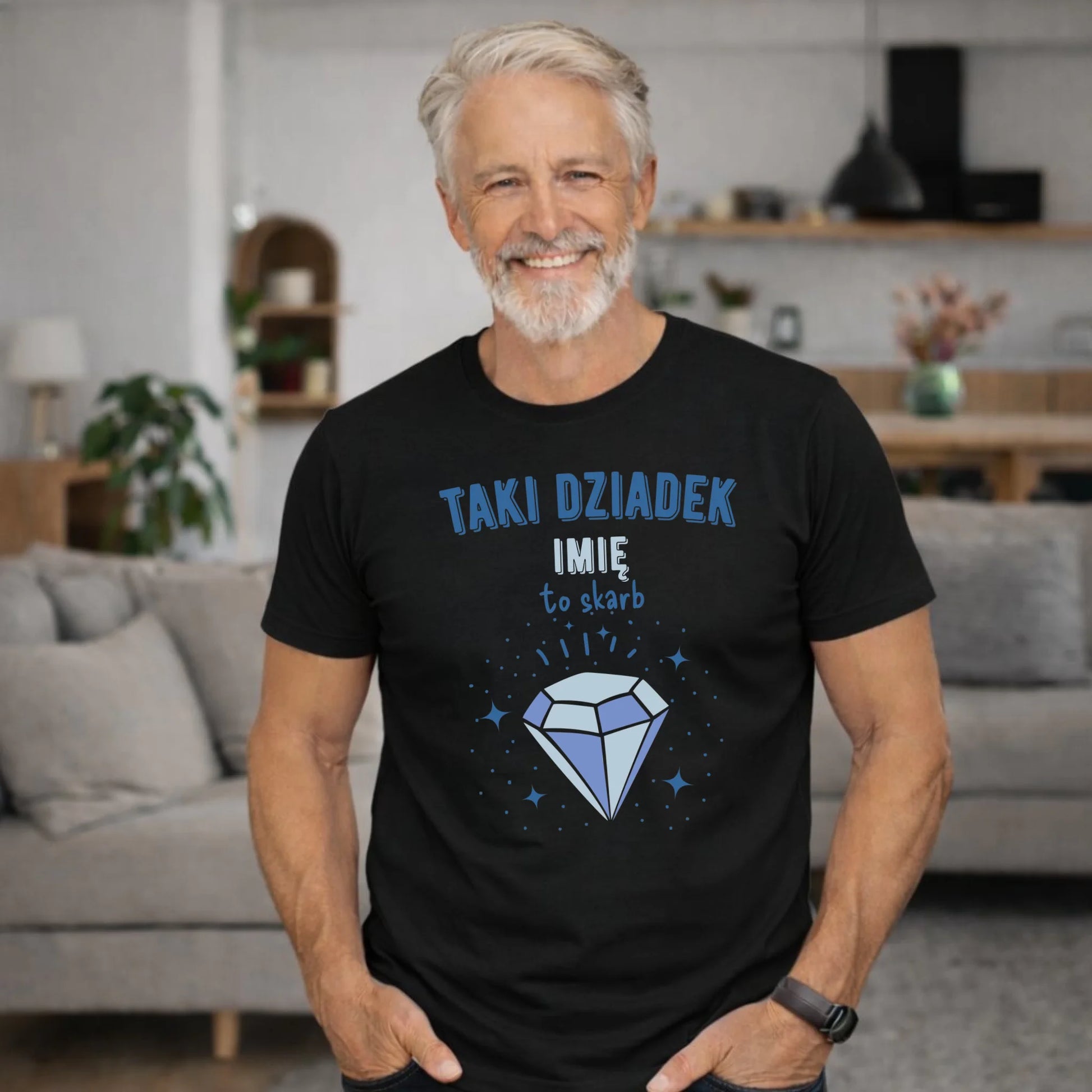 Koszulka dla dziadka - Taki Dziadek to skarb - personalizowana D06 - StoryCups.pl