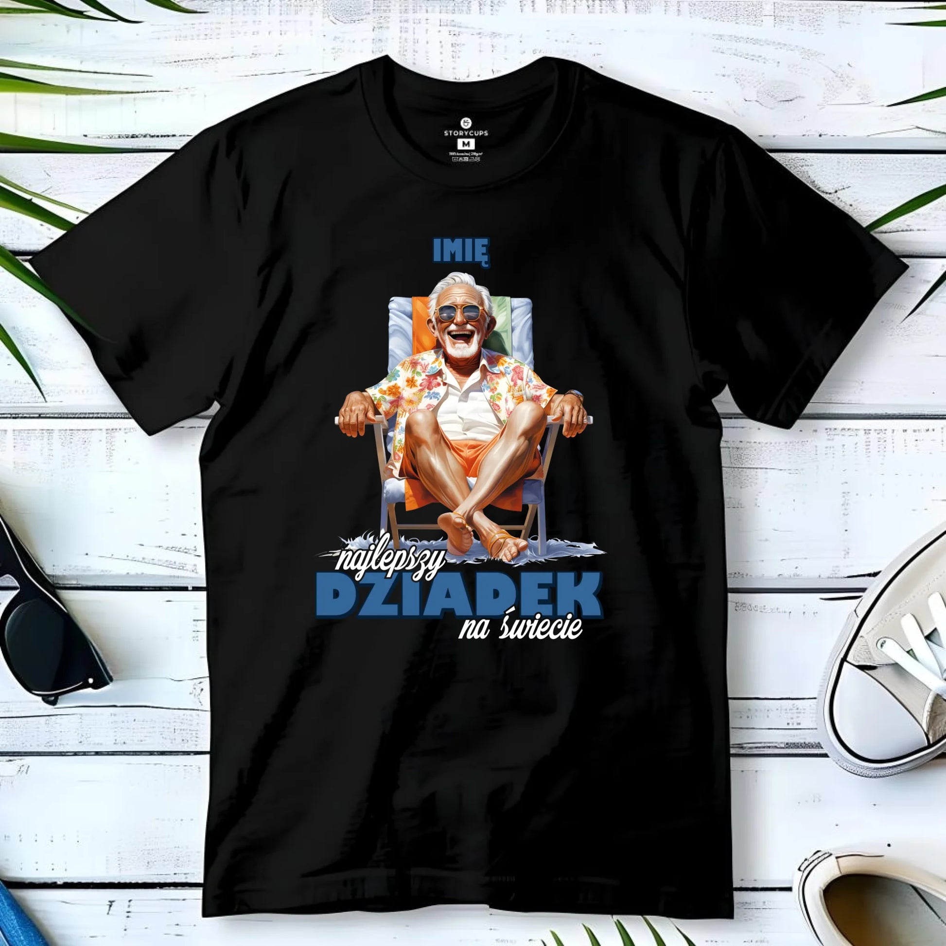 Koszulka dla dziadka - Najlepszy Dziadek na świecie - personalizowana D14 - StoryCups.pl