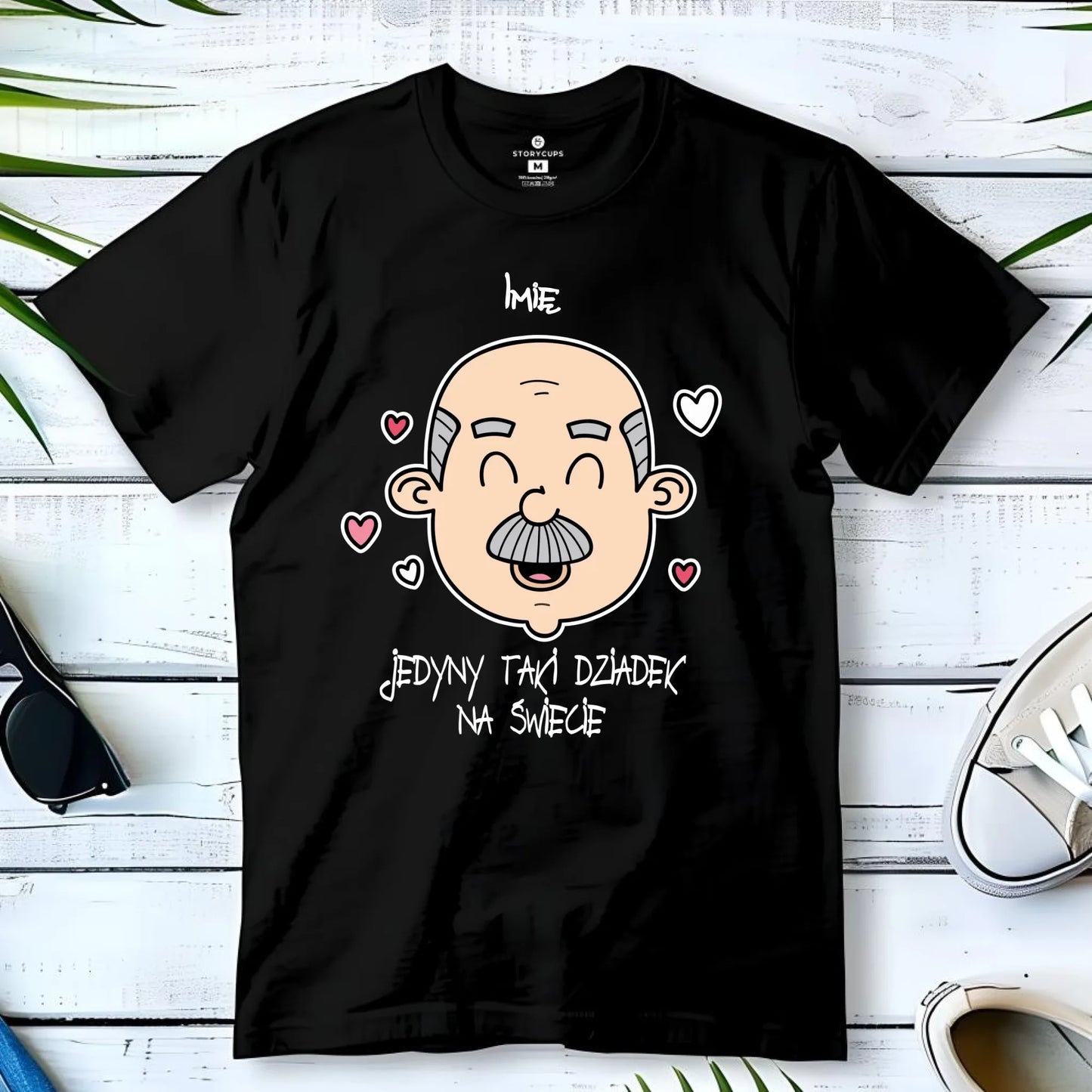 Koszulka dla dziadka - Jedyny taki dziadek na świecie - personalizowana D15 - StoryCups.pl